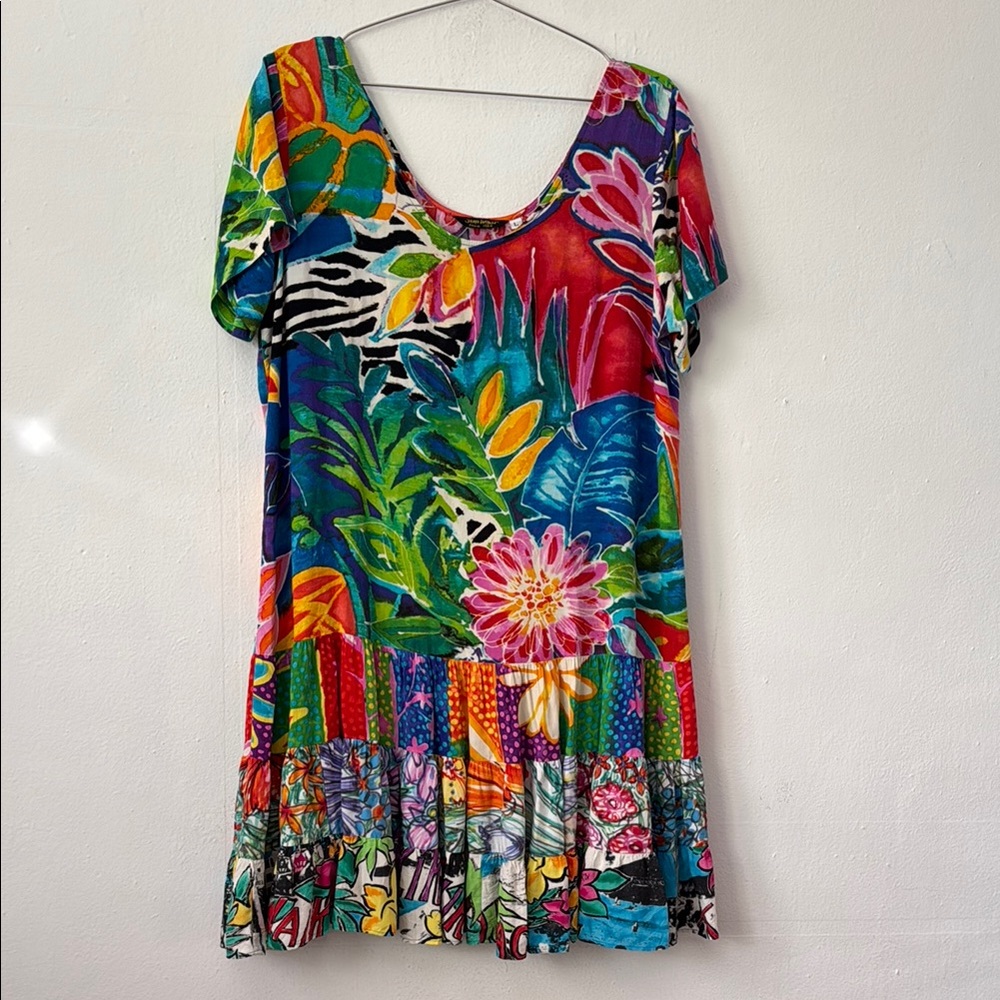Jams World Colorful Floral Mini Dress